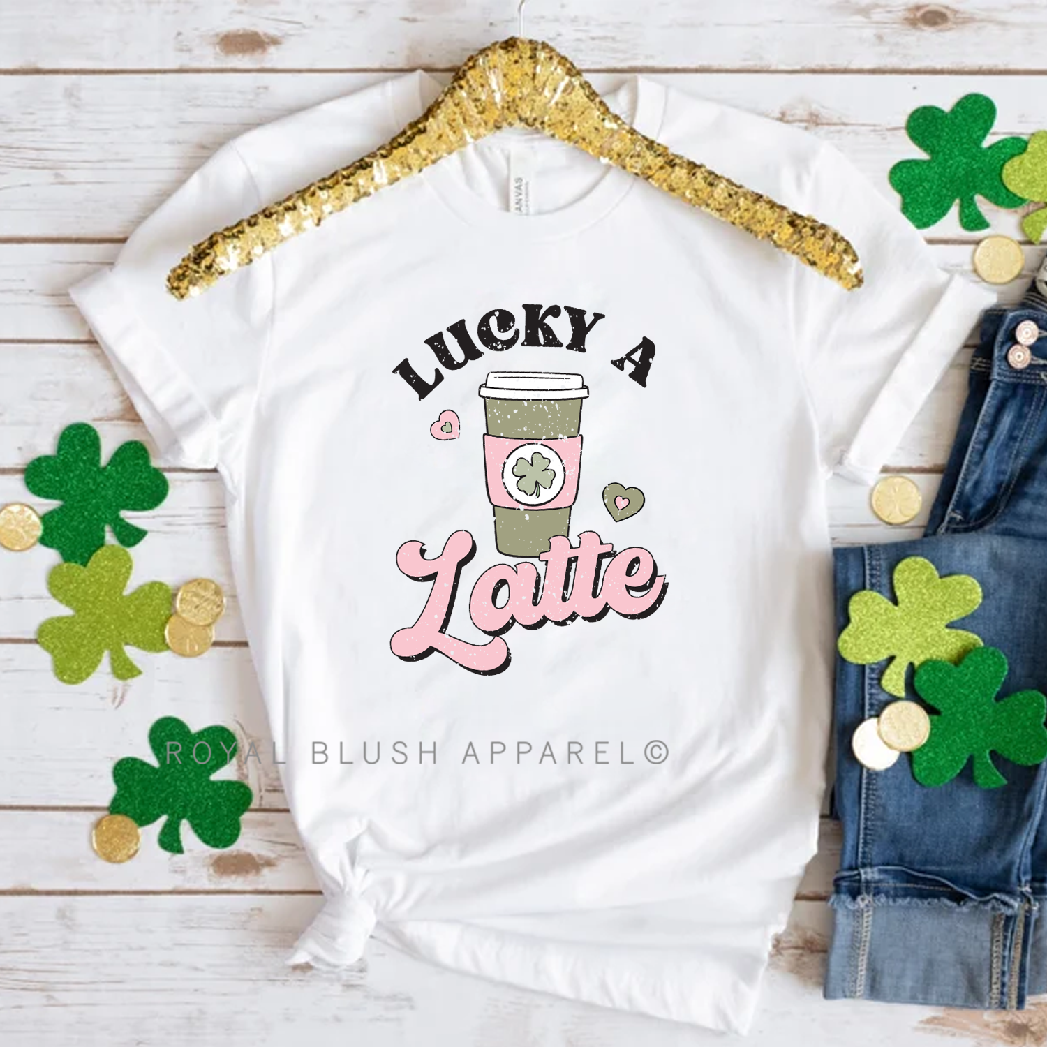 Lucky A Latte Relaxed Unisex T-shirt