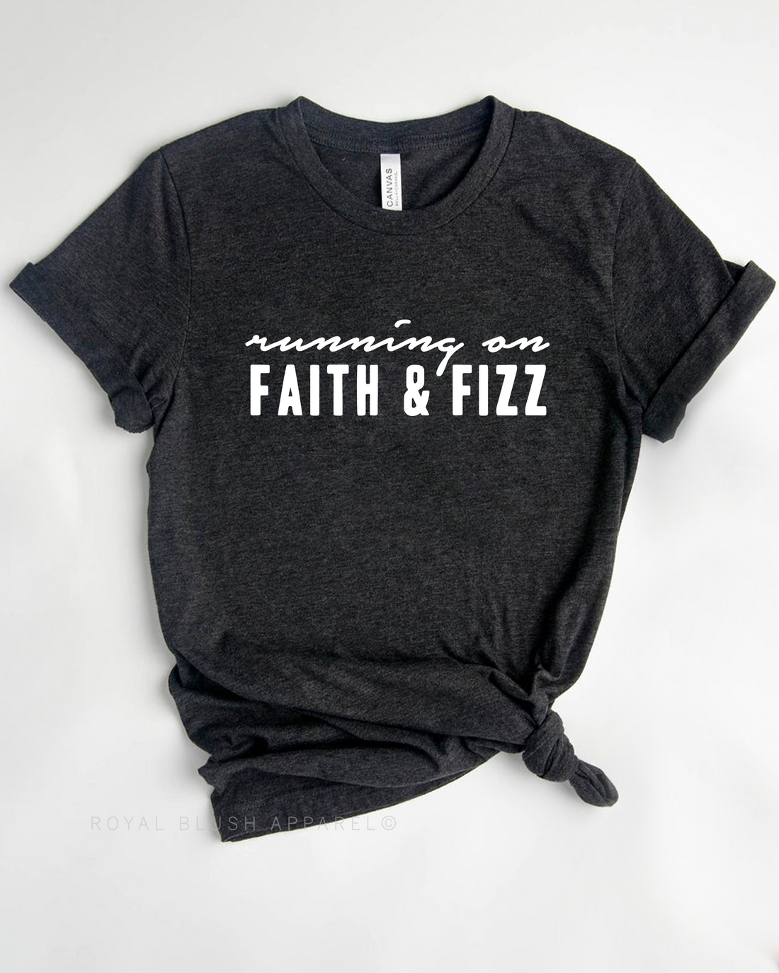 Running On Faith & Fizz Relaxed Unisex T-shirt