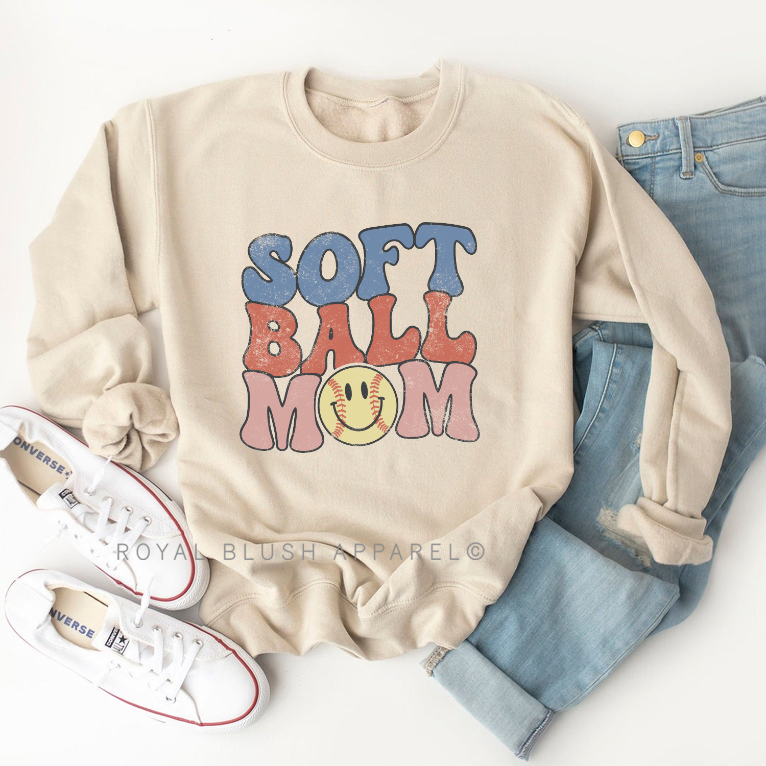 Softball Mom Sweatshirt