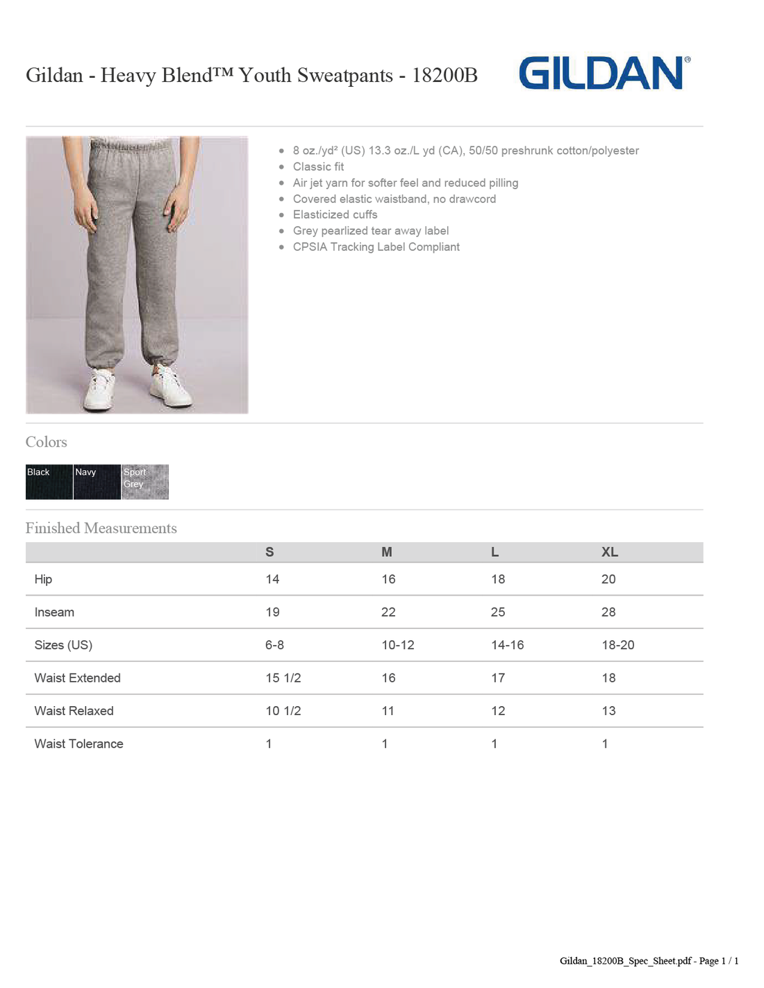 Beechwood Youth & Adult Sweatpants