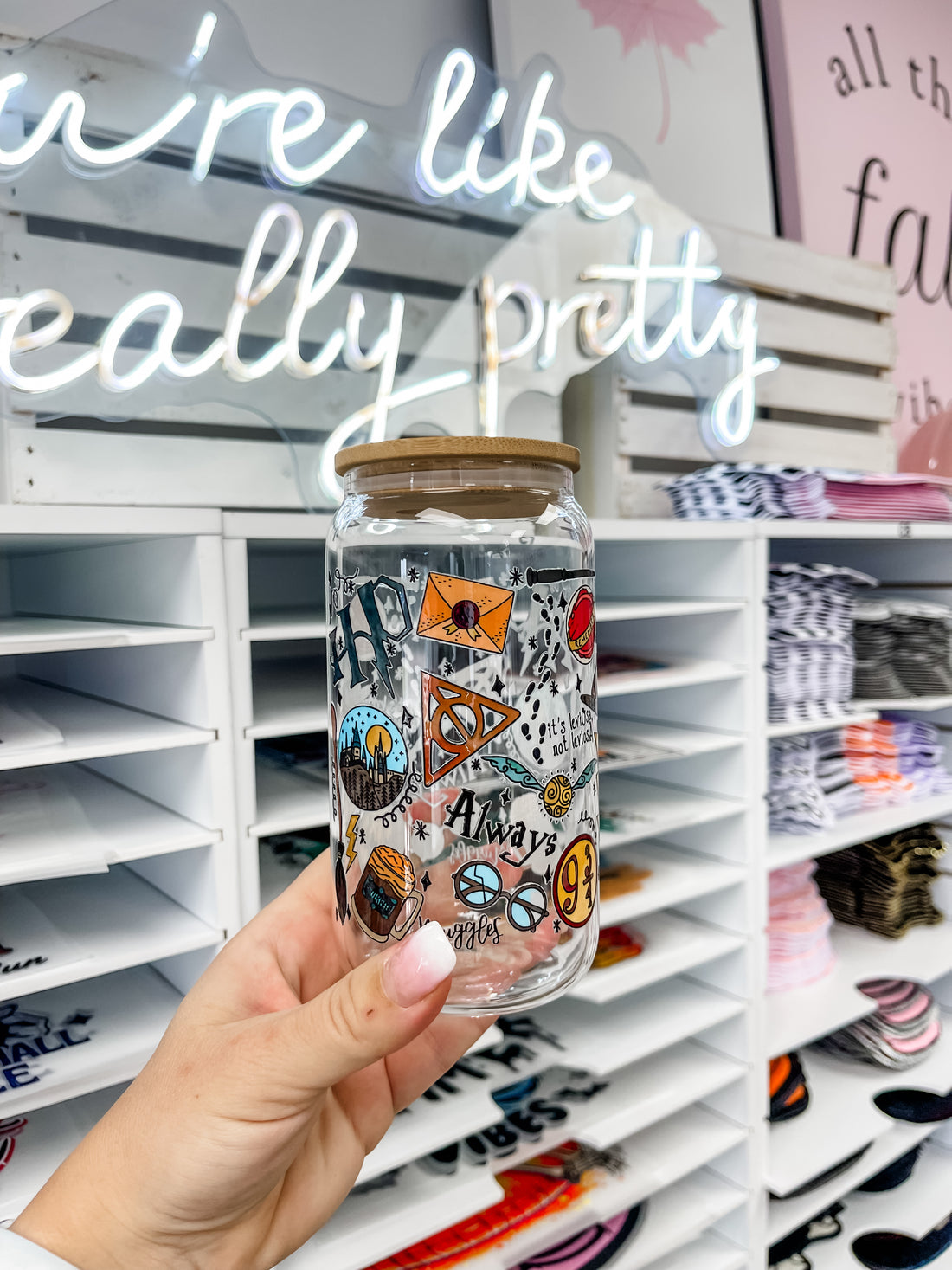 HP Iced Coffee Glass