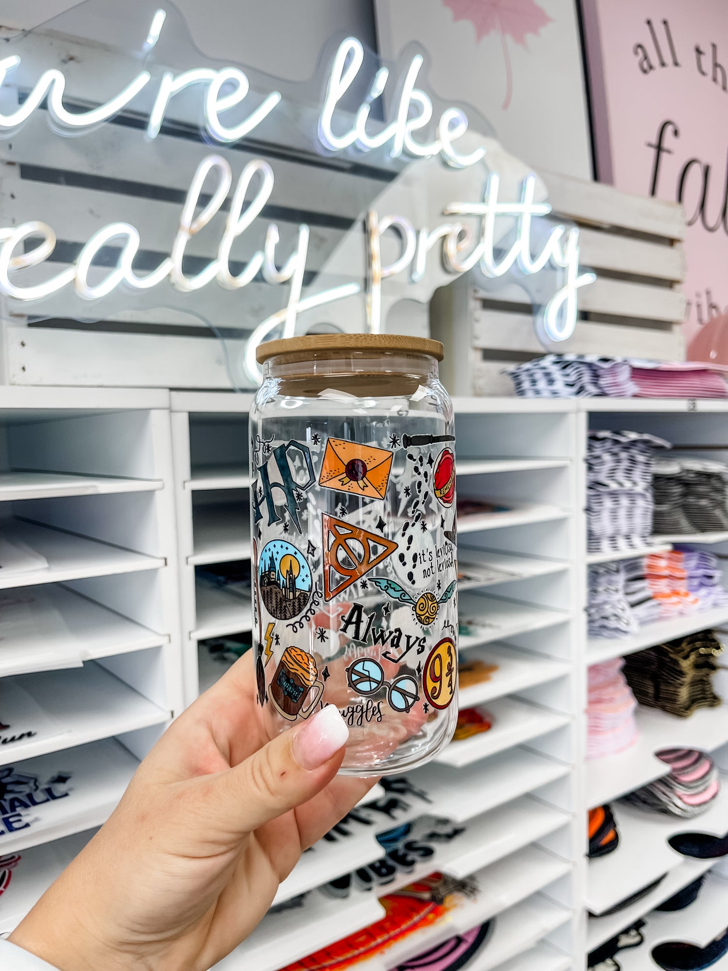 HP Iced Coffee Glass