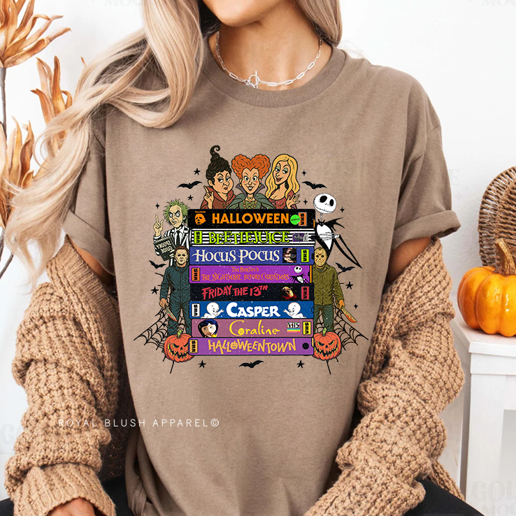 90s Halloween VHS Relaxed Unisex T-shirt