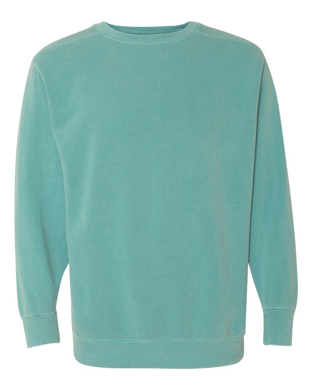 Blank Elevated crewneck in Seafoam