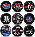 Personalized Custom Hockey Puck, Ice Hockey