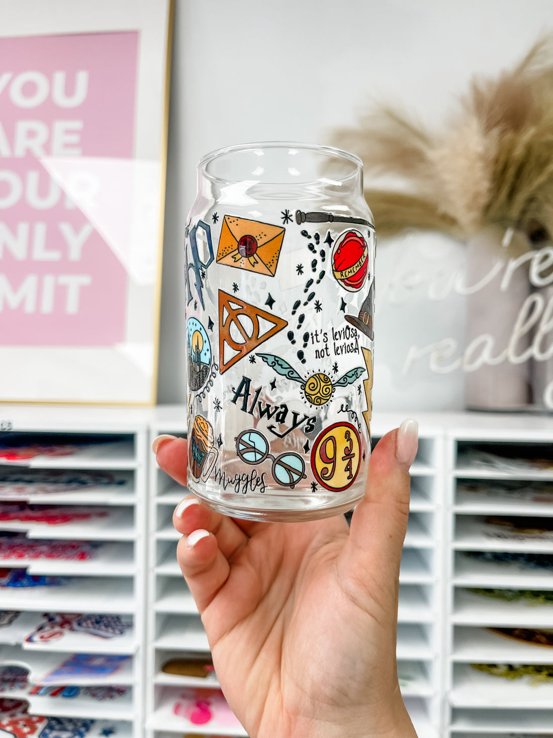 HP Iced Coffee Glass