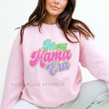 Faux Glitter In My Mama Era mama sweatshirt