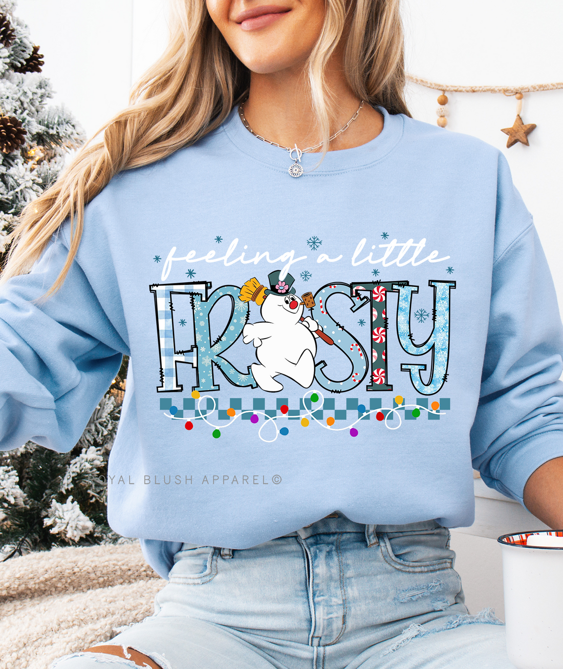 Feeling A Little Frosty Lights Sweatshirt