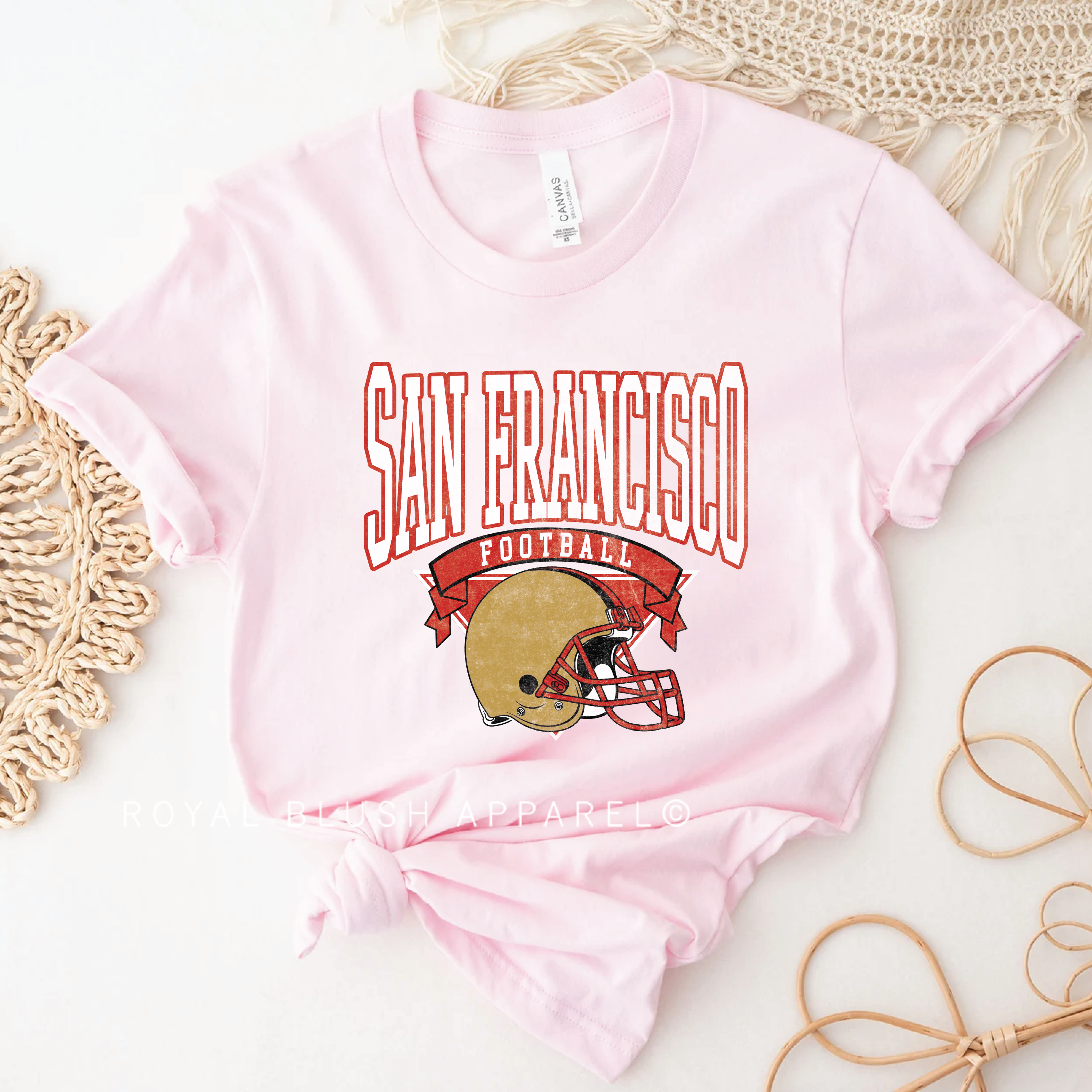 San Francisco Football Relaxed Unisex T-shirt