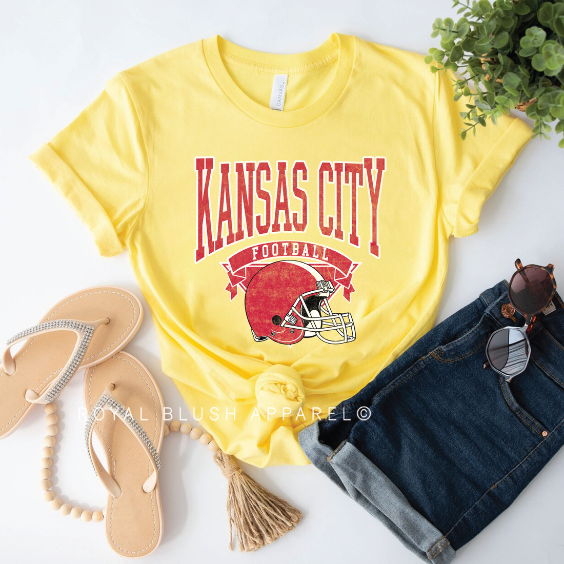 Kansas City Football Relaxed Unisex T-shirt