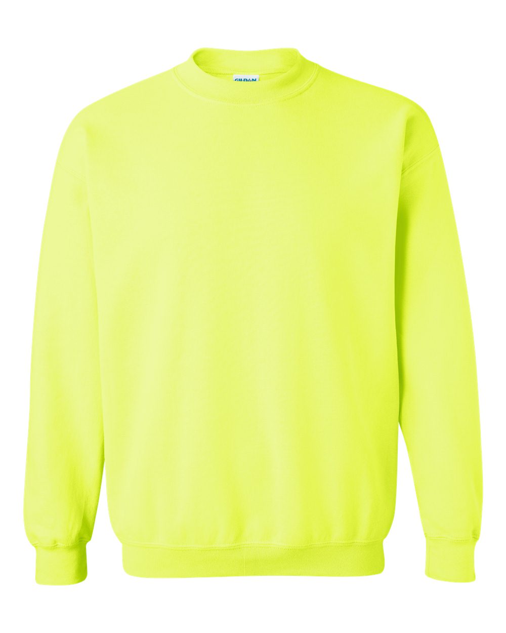 Blank Essential crewneck in Safety Green