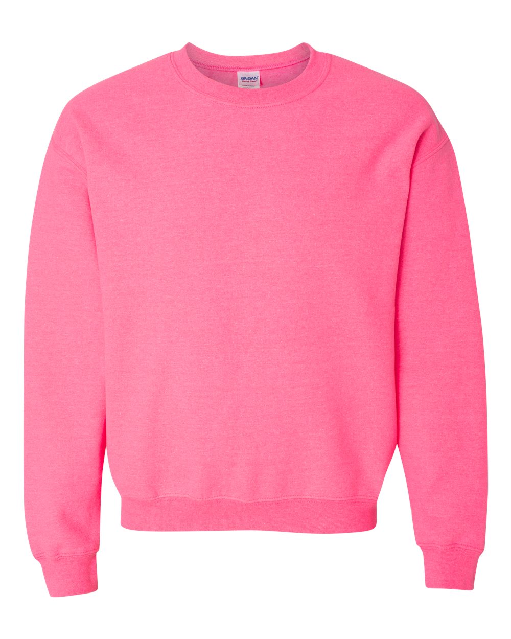 Blank Essential crewneck in Safety Pink