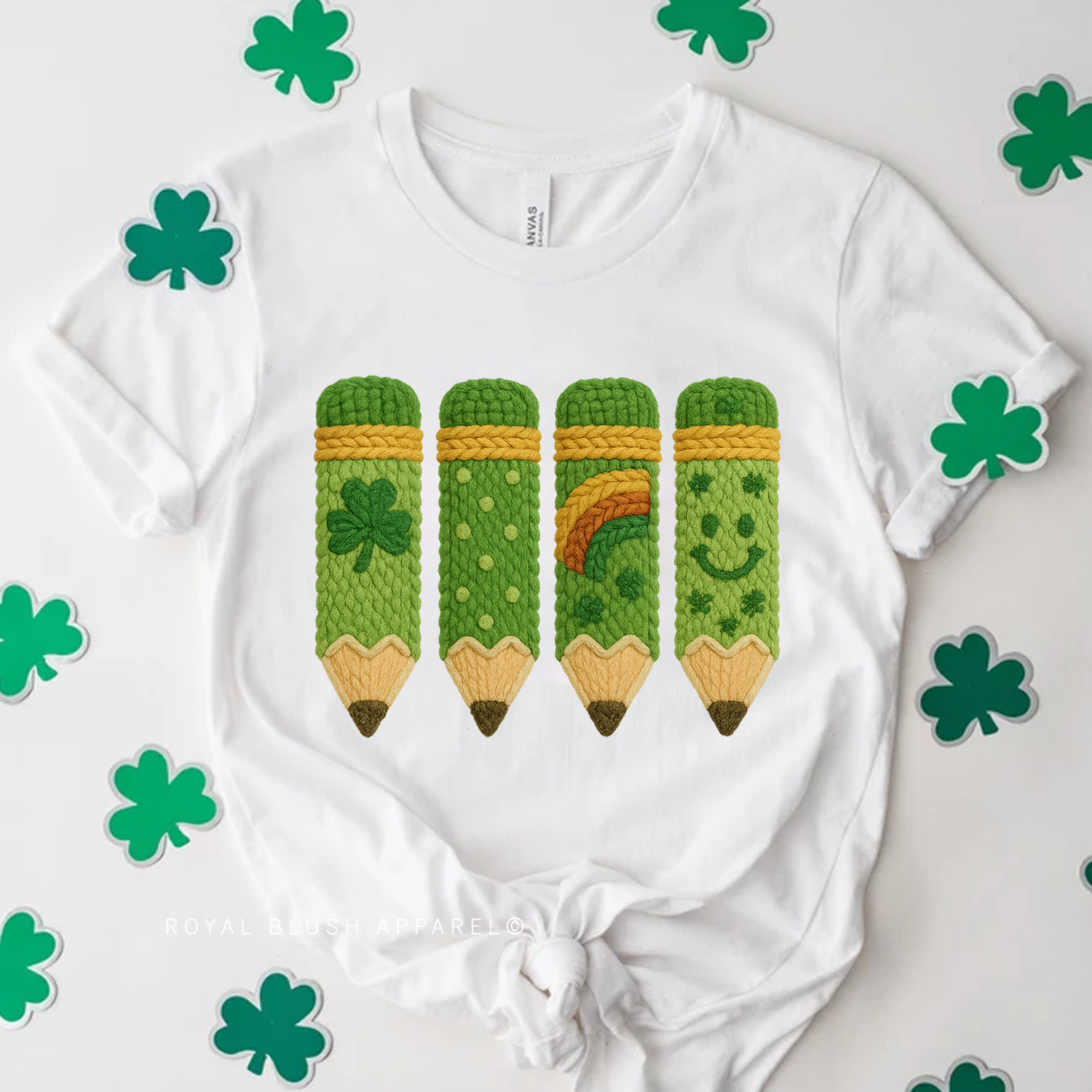 Green Pencils Relaxed Unisex T-shirt