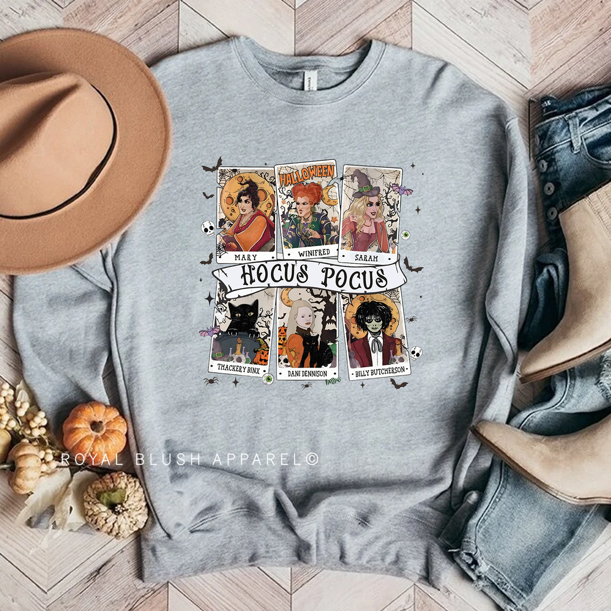 Hocus Pocus Tarot Cards Babe graphic sweatshirt