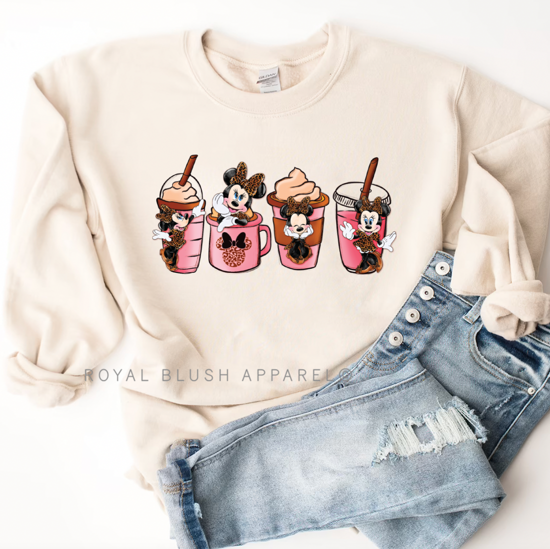 Minnie Coffee Sweat-shirt