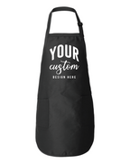 Custom apron with personalized logo or design