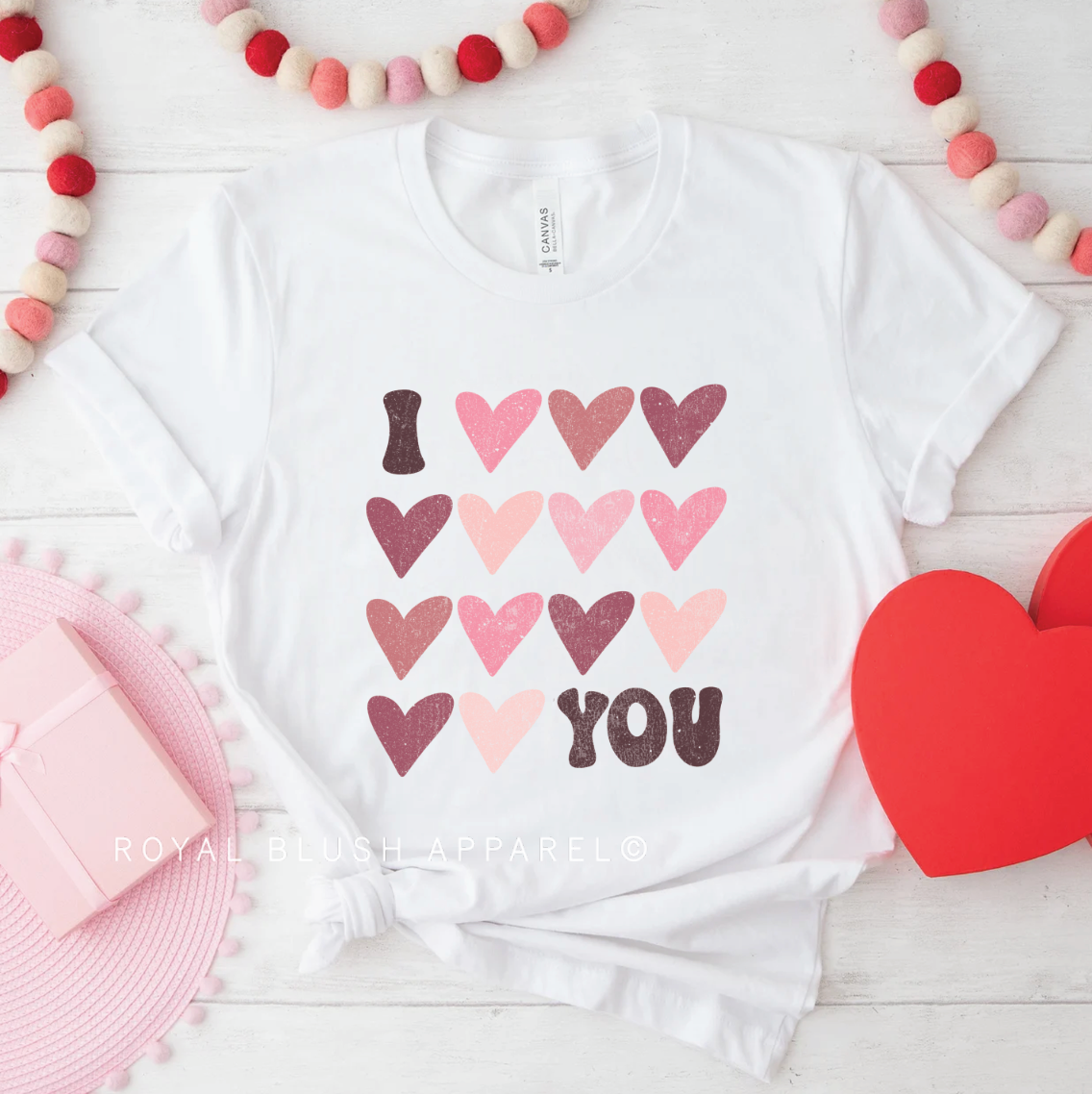 I ♥ YOU Relaxed Unisex T-shirt