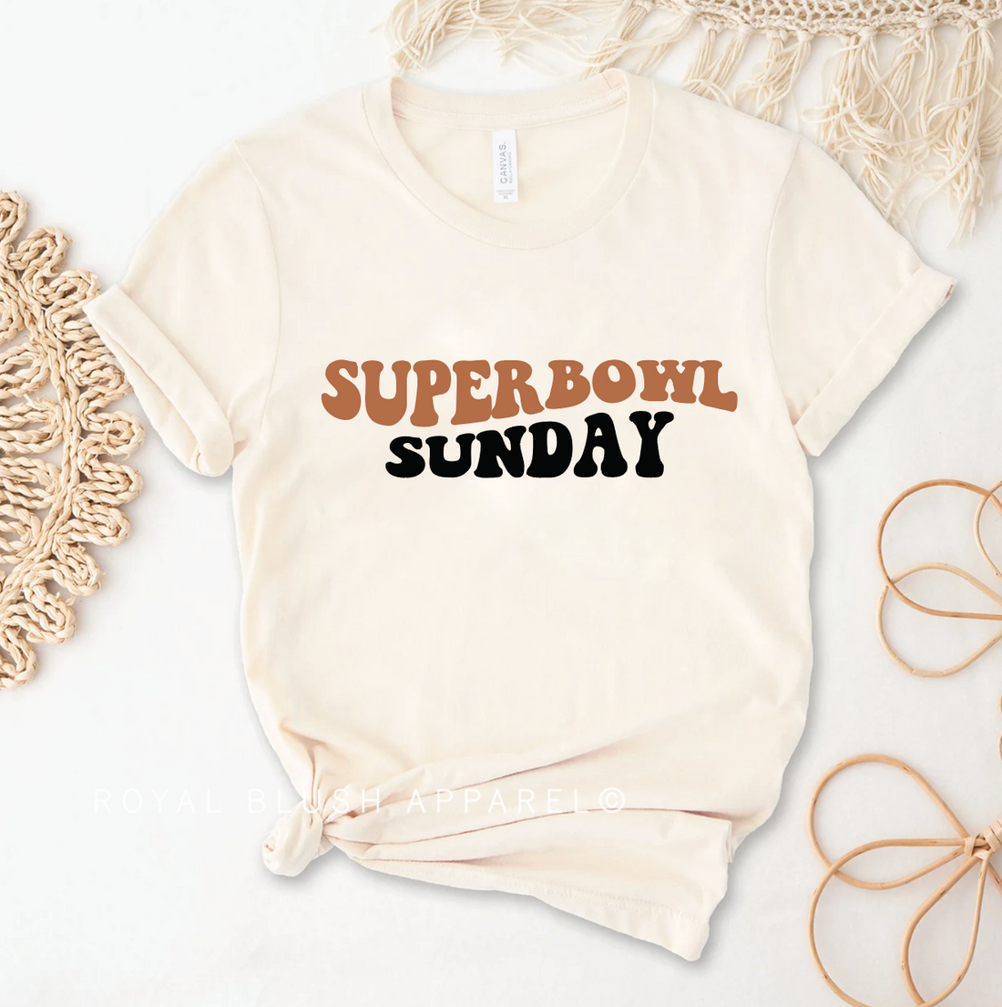 Superbowl Sunday Relaxed Unisex T-shirt