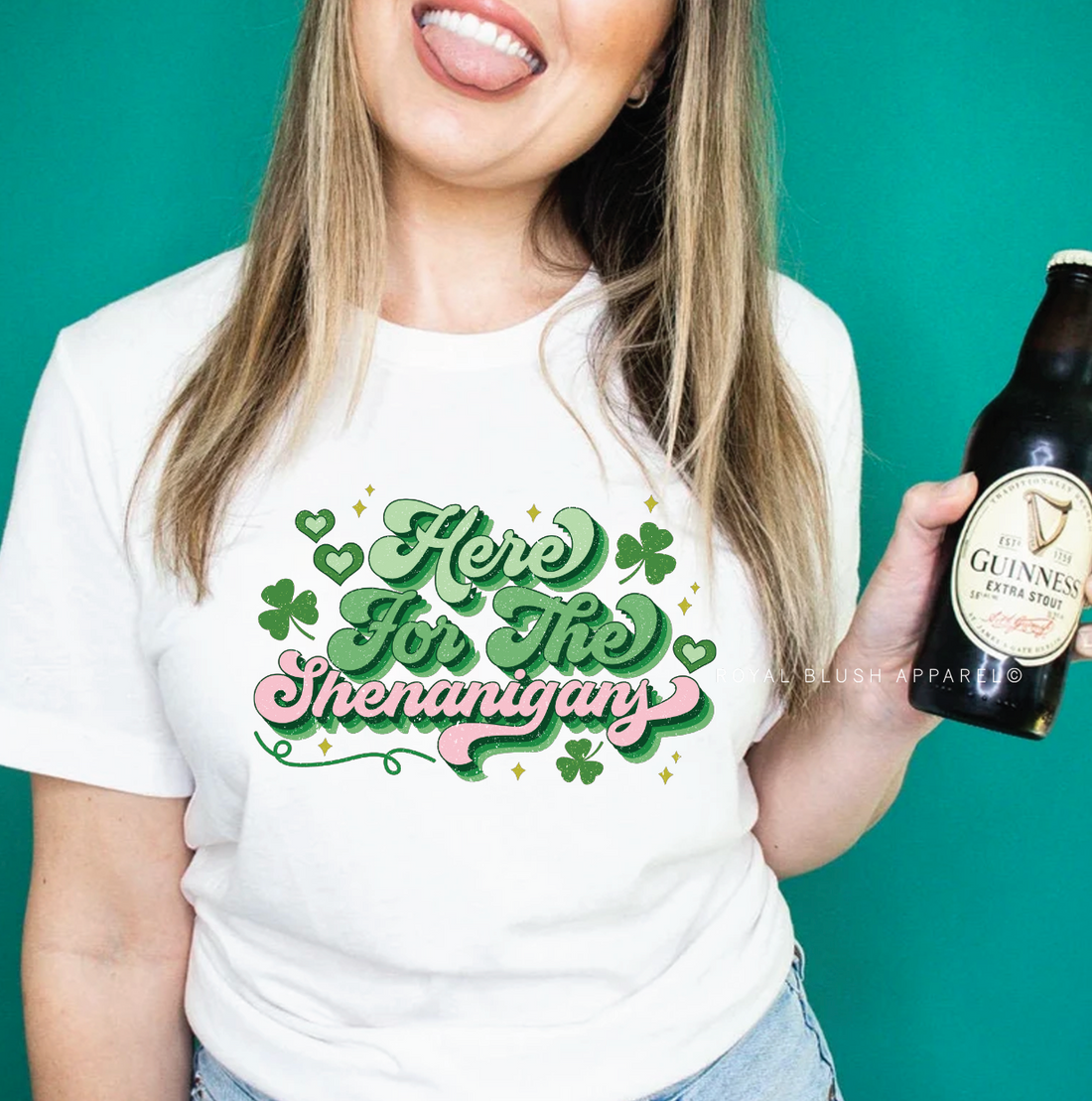 Here For The Shenanigans Relaxed Unisex T-shirt