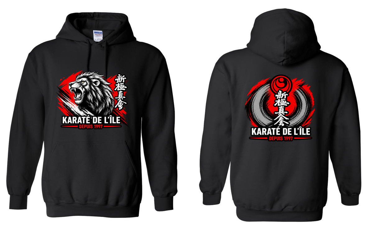 Karaté De L'île Adult Hoodie