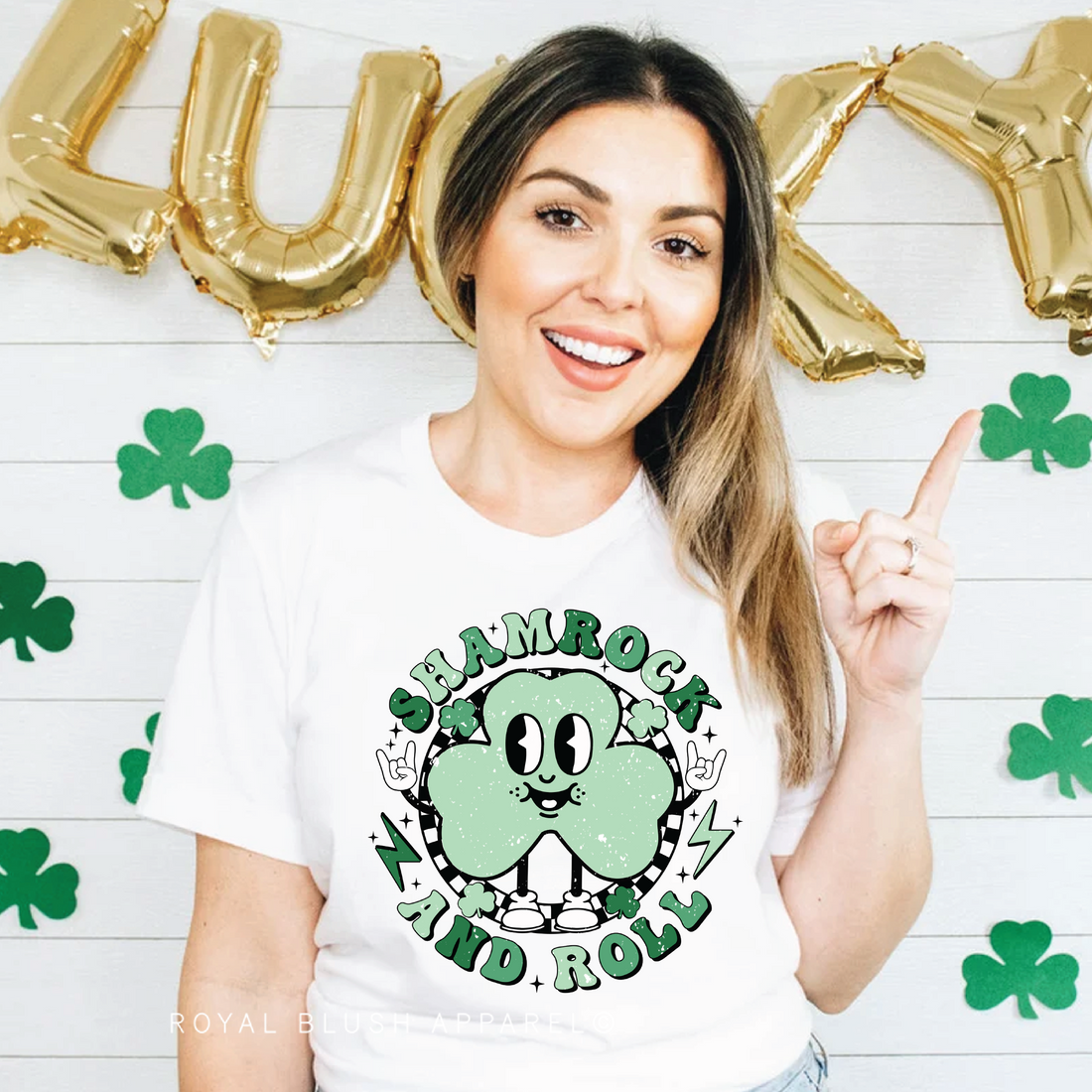 Shamrock And Roll Relaxed Unisex T-shirt