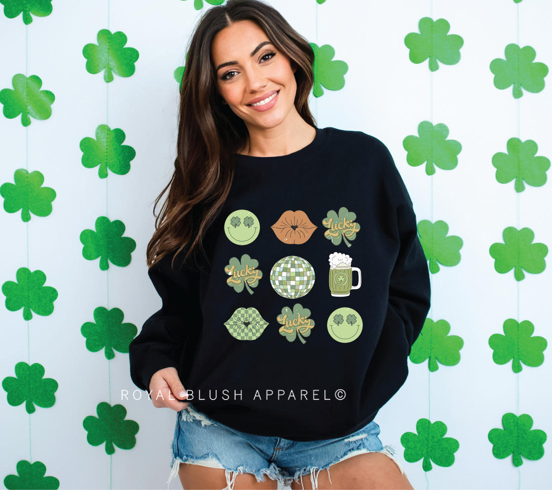 Irish Grid Sweatshirt