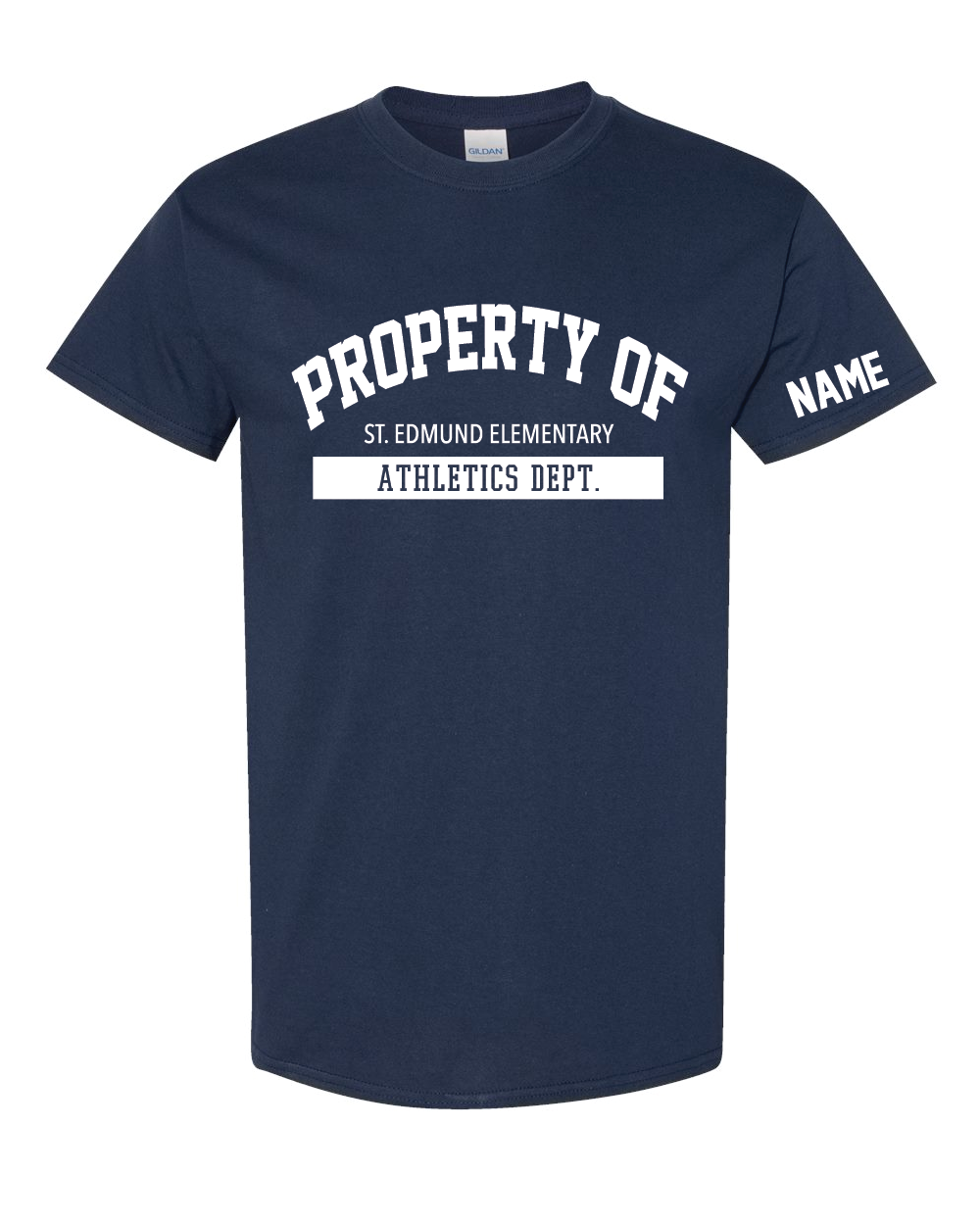ATHLETICS DEPT. St Edmund Cotton T-Shirt