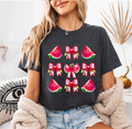 Watermelon Bows graphic T-shirt