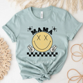 Yellow Smiley Mama mama T-shirt