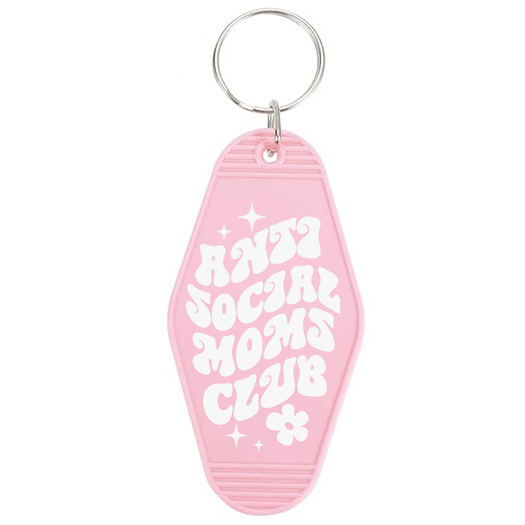 Anti Social Moms Club Keychain