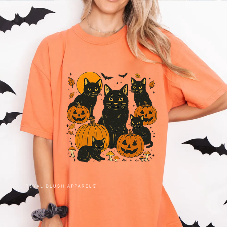 Black Cats Relaxed Unisex T-shirt