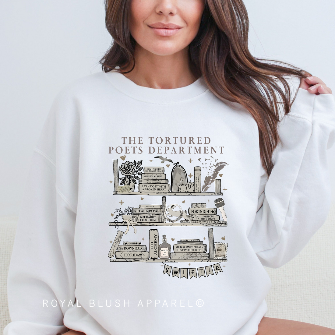 TTPD Book Shelf Sweatshirt