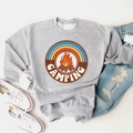 Camping graphic sweatshirt