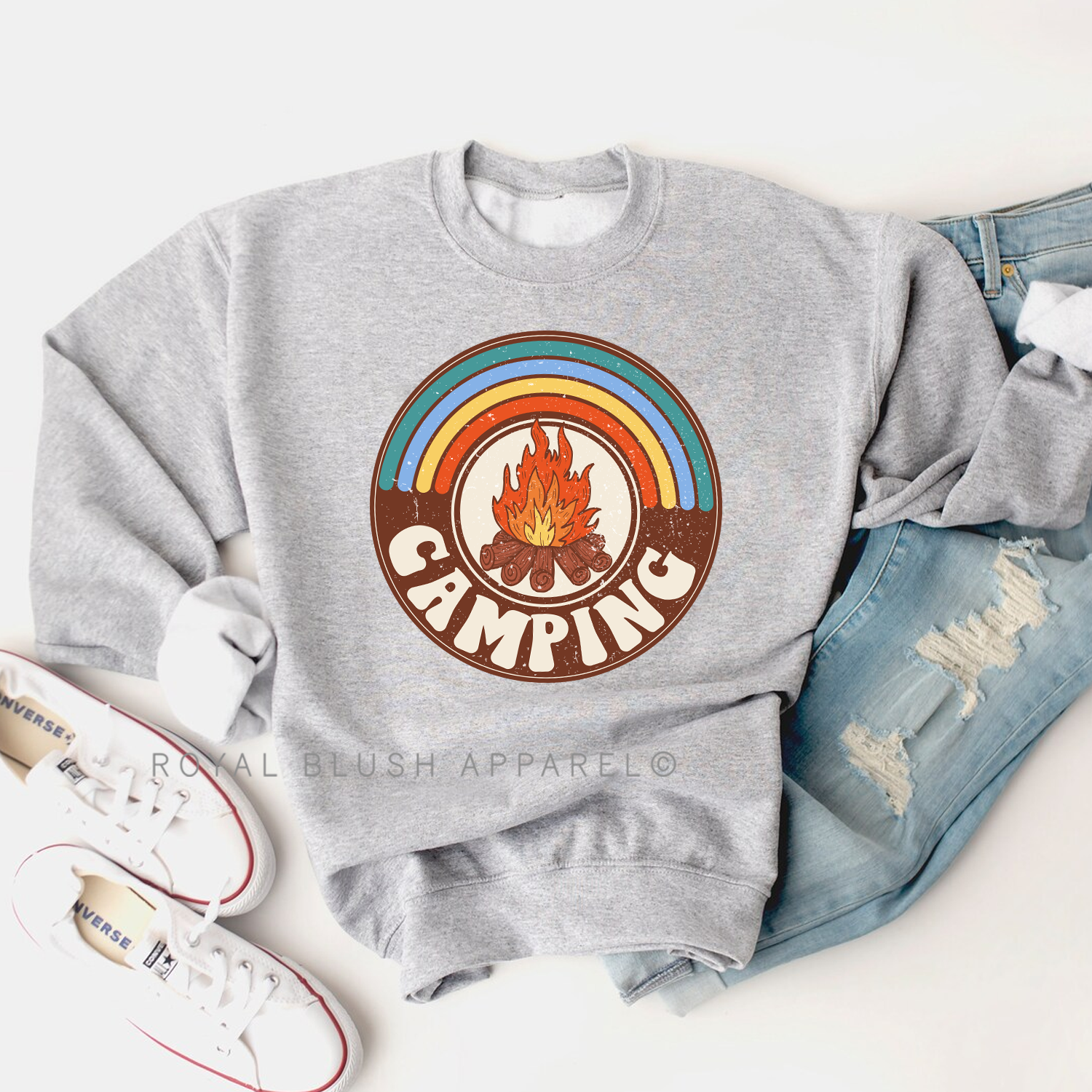 Sweat-shirt de camping