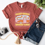 Camp More Worry Less Graphic T-Shirt by Royal Blush Apparel