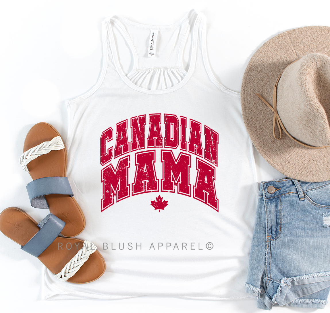 Canadian Mama Mesdames Flowy Débardeur