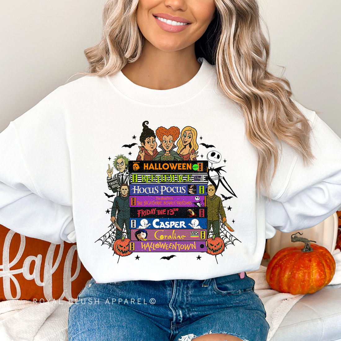90s Halloween VHS Sweatshirt
