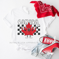 Checkered Canada canadian T-shirt
