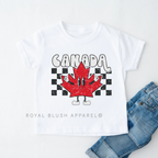 Checkered Canada youth T-shirt