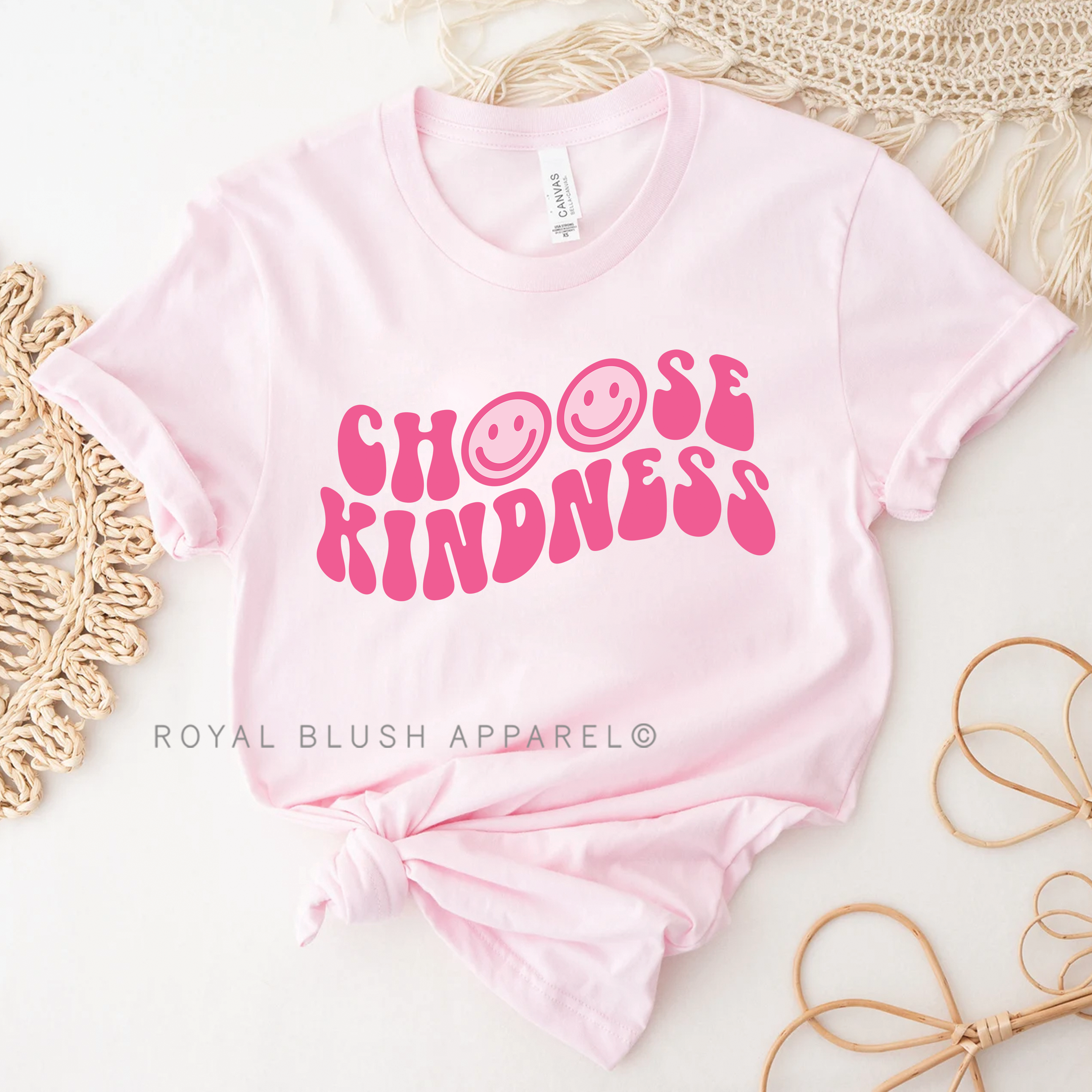 Choisissez Kindness T-shirt unisexe décontracté