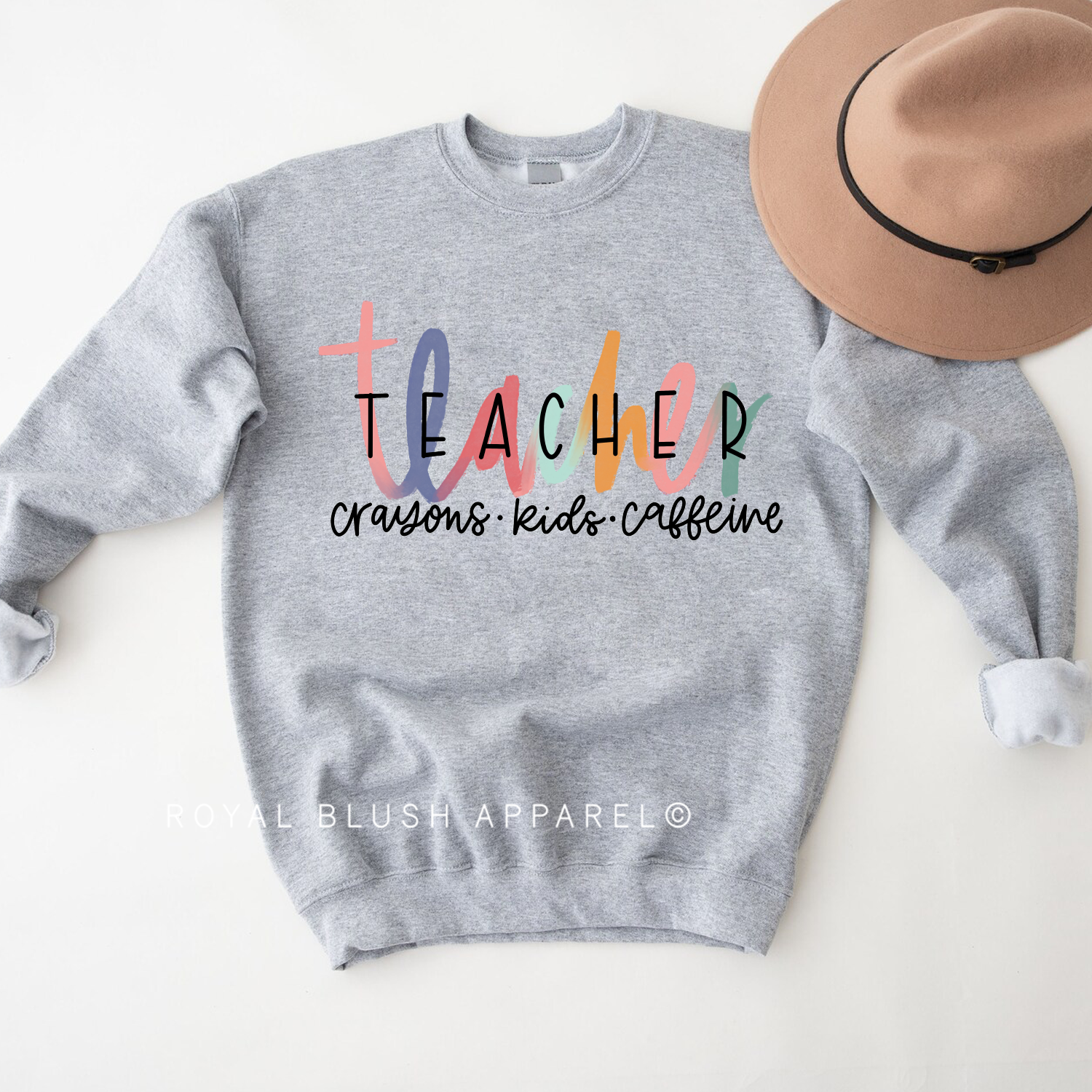 Crayons • Enfants • Sweat-shirt caféine