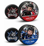 Personalized Custom Hockey Puck, Ice Hockey