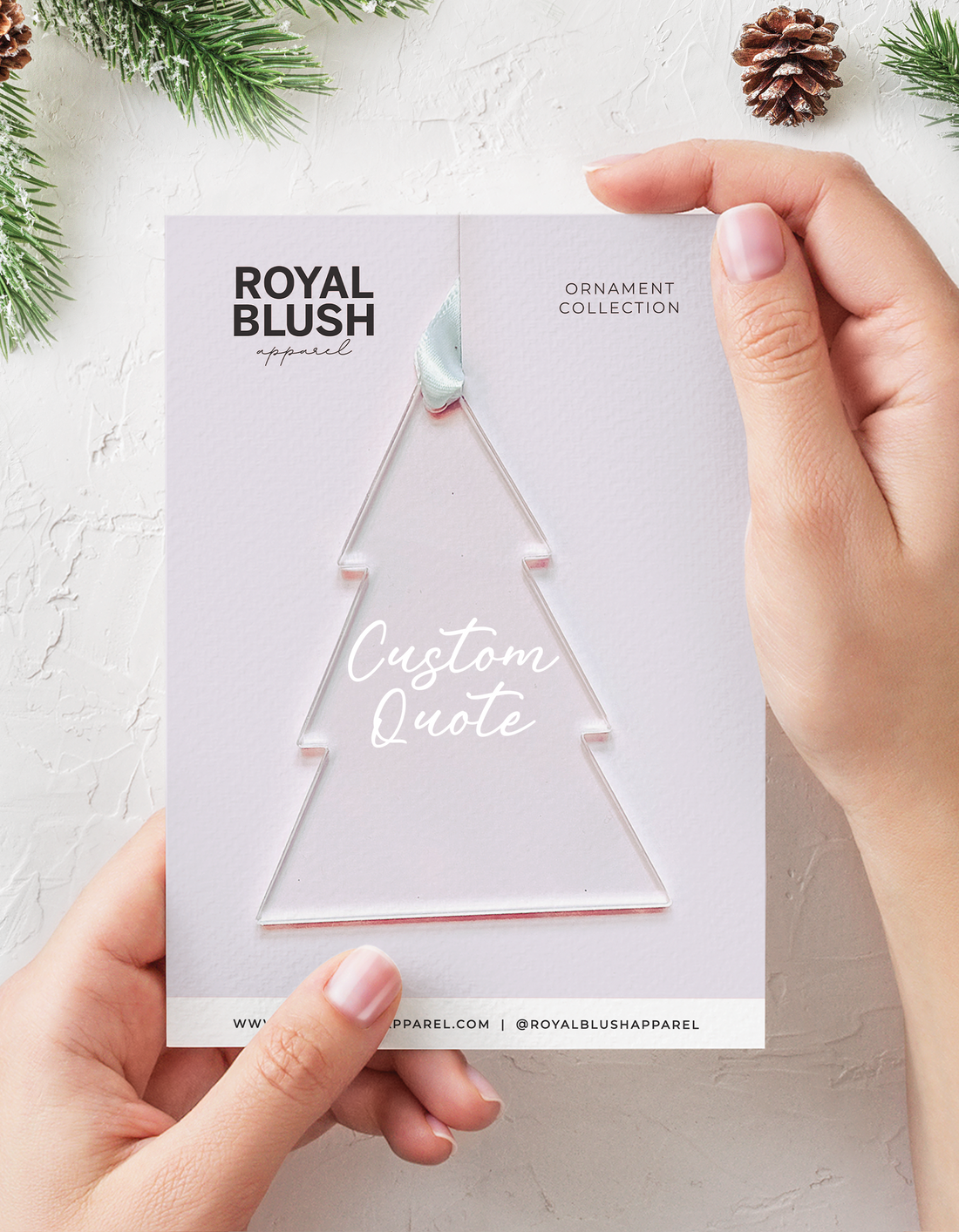 Custom Acrylic Tree Ornament