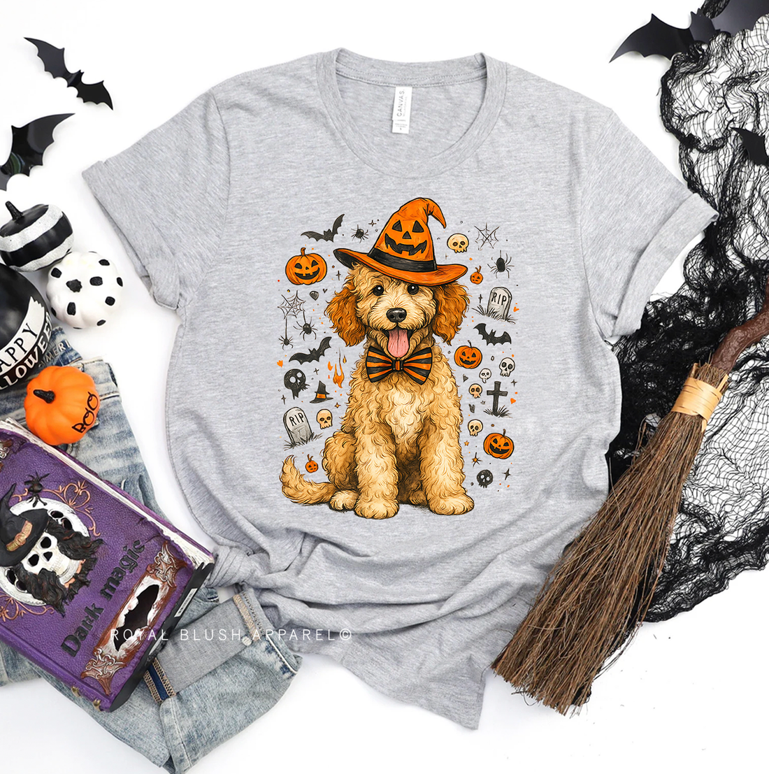 Doodle Halloween Relaxed Unisex T-shirt