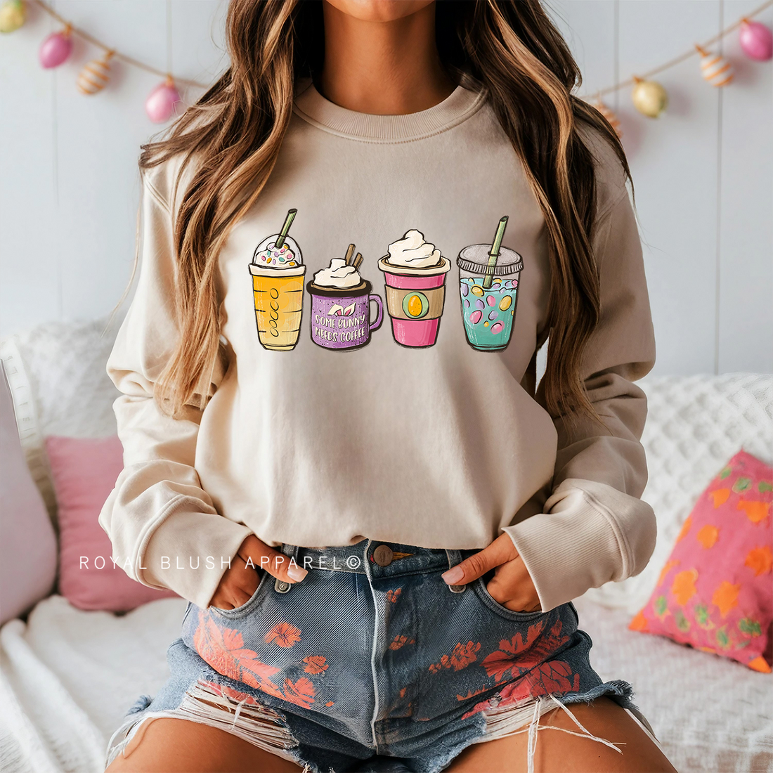 Sweatshirt de Pâques Café