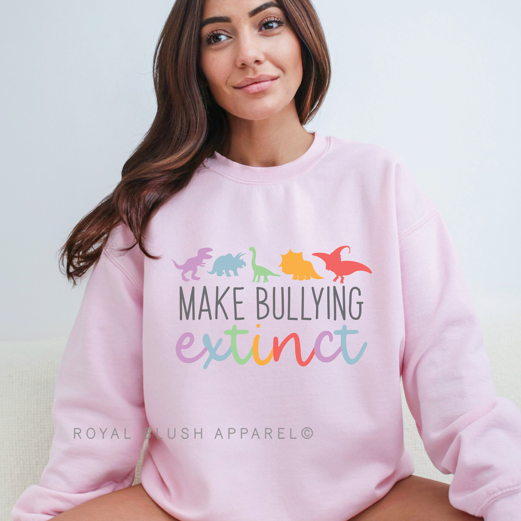 Make Bullying Extinct graphic sweatshirt
