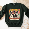 Jonas Brothers Five Albums One Night graphic sweatshirt
