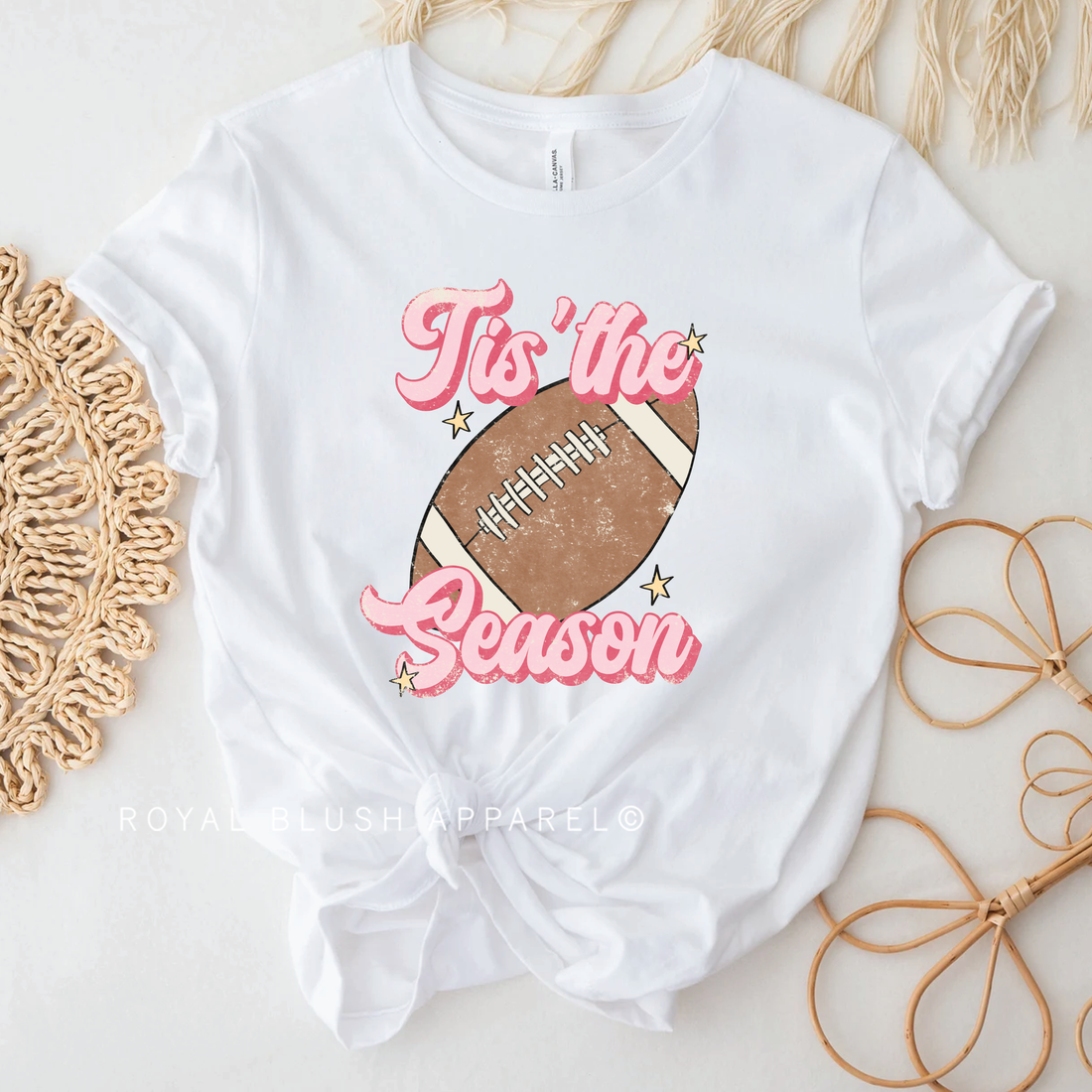 Tis The Season Football Relaxed Unisex T-shirt