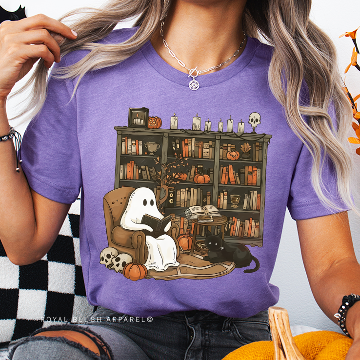 Ghost Reading Relaxed Unisex T-shirt