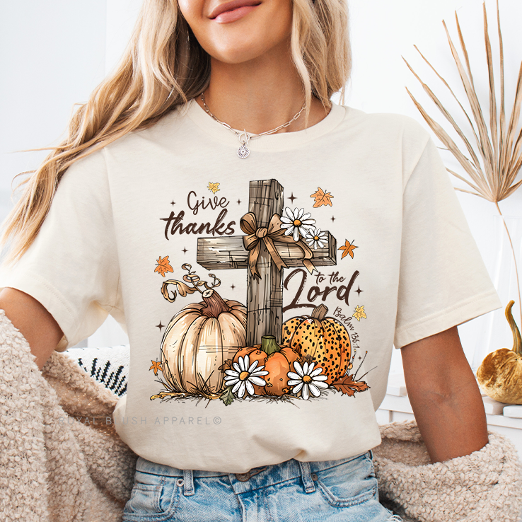Give Thanks To The Lord Relaxed Unisex T-shirt